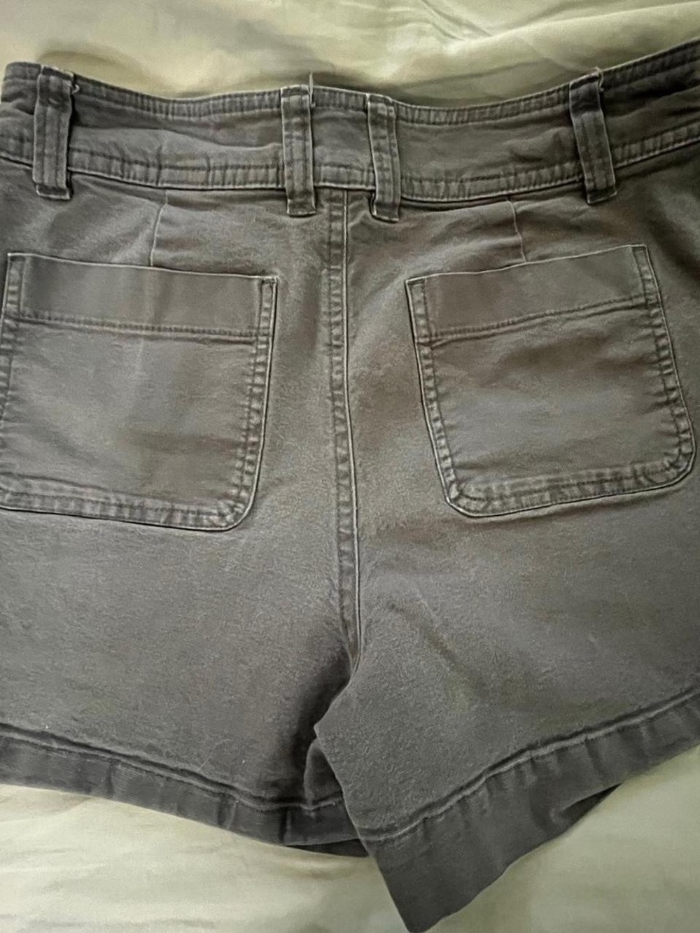 a new day Washed Gray High-Rise Casual Shorts - Picture 4 of 4